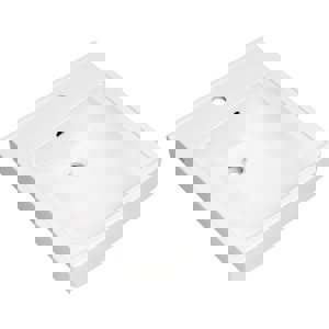 20-1/4X21 1H WM LAV WHIT